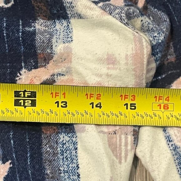 Y2K Bebe grunge zip up with kaleidoscopic knitted back detail size S - Picture 7 of 7